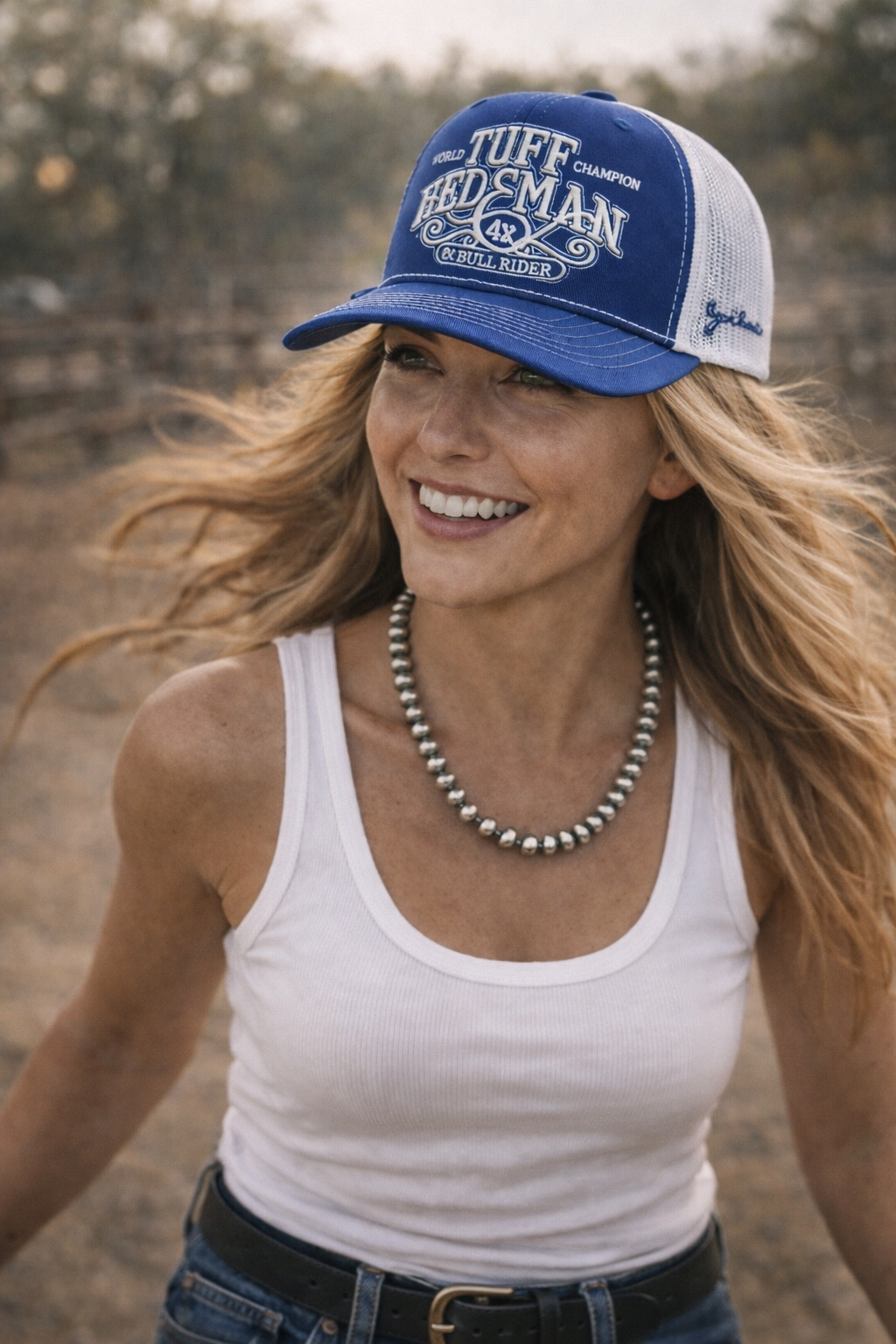 TUFF 4x - Royal / White